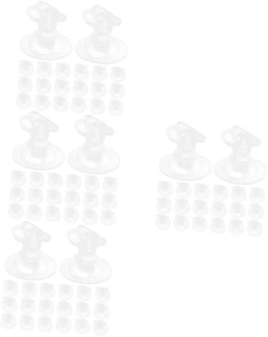 BESPORTBLE 4 Sätze Aufblasbarer Mund LKW-ratschengurte Stecker Sup-pumpe Befestigungselemente Großer Karabiner Ofen Neon-aquariumdekorationen Absorber-Pads Aufblasgerät PVC Blue 50 Stück * 4
