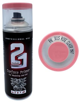 Colle21 Primer spray rosa mate modelismo, Primer Spray Pink Mat para bricolaje y hobby.