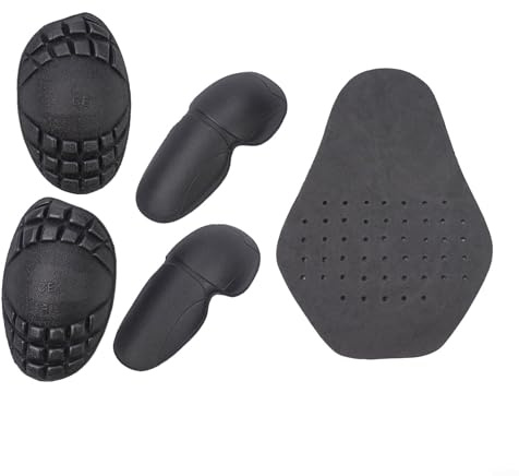 5 protectores de codo y hombro para motociclistas, absorción de impactos EVA