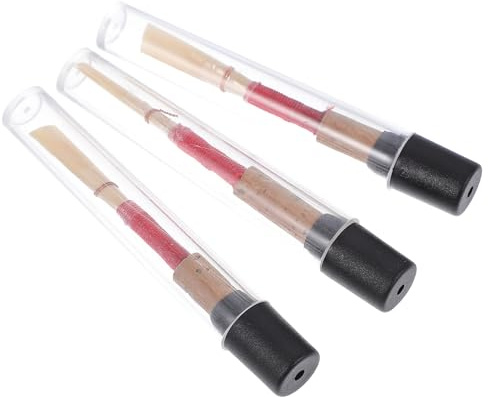 EPIGEIST 3 Stück Teiliges Oboe Rohrblatt Einzeln Verpackt Professionelles Zubehör Reine Holzfarbe mit Praktischer Aufbewahrungsbox Geeignet für Oboenspieler und Geschenkideen