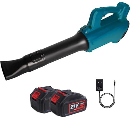 21V 4AH Ventilatore For Foglie Senza Spazzole 460 CFM E 120 MPH Elettrico For Polveri Spazzatrice Attrezzi Da Giardino For Batteria 18V Molto Potente, Uno Strumento, Infiniti Usi
