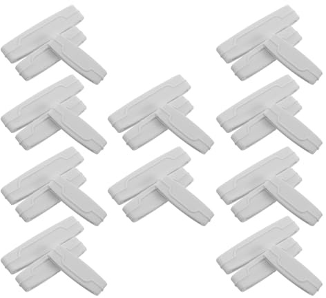 BIUDECO Exprimidor Manual de Tubo de Pasta de Dientes de Plástico, 30 Unidades Portátiles y Ligeras para Baño y Viaje, Accesorio Práctico para Apretar Tubos Suaves
