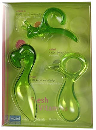 Koziol Obstschäler Fresh Vitamins - Grün