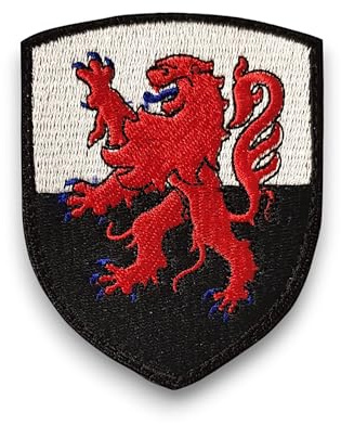 Ecusson Patch de Poitou Charente Brodé - Ecusson avec dos scratch et support à coudre fourni - Made in France