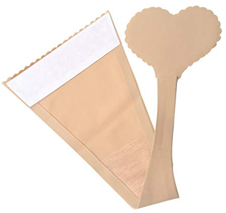 Amosfun C-String Invisible Panties Heart C Shape Strap No-Line Strapless Panties Underwear for Women M