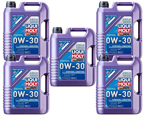 5X Original Liqui Moly 5L Synthoil Longtime 0W-30 Motoröl Motorenöl Öl Oil 1172