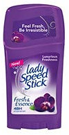 Solid antiperspirant orchid with fragrance (Fresh & Essence 48H Antiperspirant Black Orchid)