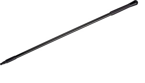 SPARTA 48 Fiberglass Replacement Handle with 3/4 Acme Thread Tip, Polyester Veil Reinforced, Hanging Cap, Commercial Cleaning, Black