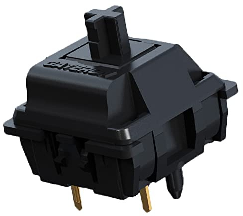 GATERON Oil King Switch RGB 55 g lineal 5 pines prelubricado para teclado mecánico MX (35 unidades, negro)