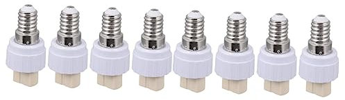 DOITOOL 8stücke Lampenfassung Adapter Sockel Konverter Aus Kompatibel Mit Gängigen Lampen Langlebig Sicher Und Praktisch Für Beleuchtungsbedürfnisse