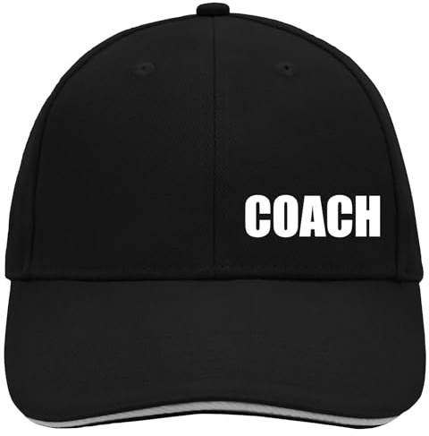 Huuraa Cappy Mütze Coach Training Geschenk | Baseballkappe Basecap Kappe Geschenkidee Unisex Baseball Cap