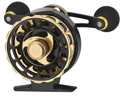 Fliegenrolle,Rolle Fliegenrollen 6+1 Lager Floßrolle EIS Meeresangeln 3,6:1 Geschwindigkeitsverhältnis Köder Fischrollen Schnurspule Fischradgerät (Size : Left Hand)