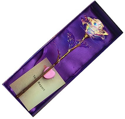 Garneck Goldene Geschenkbox Mit Blume Goldene Rosenblume Box Für Dekoration Oder Geschenk Mit Goldfolie Blume Design