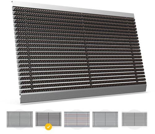 Entrando Fußmatte 40x60 cm - Fußabtreter mit Bürsten für außen, Braun | Wetterfeste Schmutzfangmatte mit Bürstenleisten und Alukanten für Haustür und Eingangsbereich - schnelltrocknend