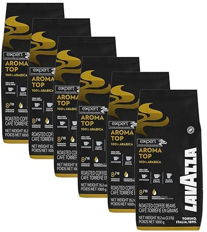 Café en grains Lavazza 100% Arabica Aroma Top 1 kg x 6