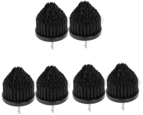 6 STK Bürstenkopf Für Elektrische Bohrmaschine Bohrer-schrubberbürste Bürste Für Bohraufsatz Bohrbürstenaufsatz Schrubber-bohrbürste Reinigungsbürste Bohrer-schrubbbürsten-kit Pp ABOOFAN