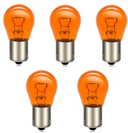 SOFOC BAU15S PY21W Idee Für Auto/Motorrad Blinker Bremsleuchte Rücklicht S25 24V 21W Gelb 5Pcs