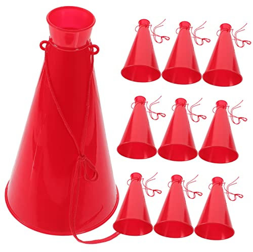 MUSISALY Megaphone für Jungen und Mädchen Party-teleskophupe Lustiges Spielzeug für Kleinkinder für Sportveranstaltungen und Feiern 10 Stück