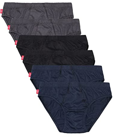 Liabel Slip Uomo 100% Cotone Art. 959 Conf.6pz Assortito 8 (3XL)