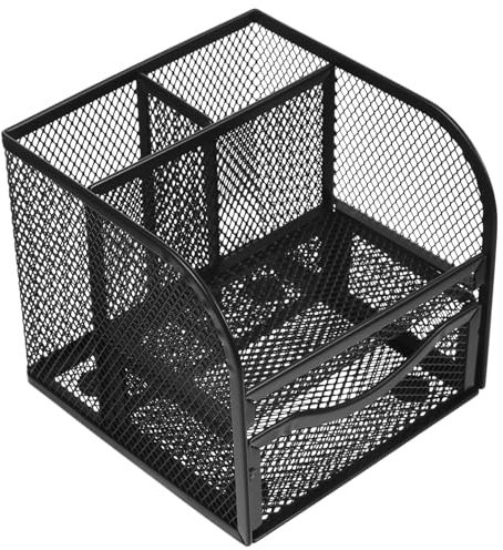 Parliky Metall-stiftehalter Stiftebecher Aus Netzstoff Stifthalter Für Schreibtisch Organizer Für Büro Tragbar Für Zuhause