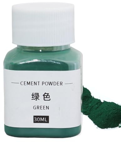 Cementfärgpigment - Epoxihartsfärgämne, betongfärg, järnoxidpulver | cementkraft, oxidpigmentpulver, betongfärg 30 ml för gips, gips, puts, gjutning