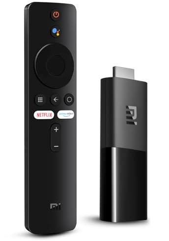 XIAOMI Box TV Internet Xiaomi Mi TV Stick, Android T-V Stick HDR10+ Dispositivo de Streaming con Mando a Distancia por Voz Alexa | Sonido Dolby Vision/DTS | con Netflix Prime Video Disney+