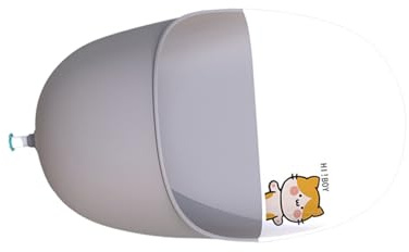 LIFKOME Orinal Material Pp y Tpr Seguro para Niños Pequeños Infantil Funcionalidad para Pararse Suelo Diseño de Dibujos Animados Adecuado para Entrenamiento en Baño