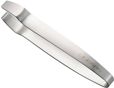 Fiskars Functional Form Grätenzange, Fischzange zum Entfernen von Gräten, Präzise Spitze, Edelstahl, Grau, 1079962