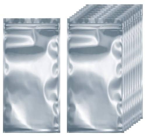 QUARKZMAN 100 Piezas Bolsas Antiestáticas 6 x 12 Pulgadas/15 x 30cm Bolsa ESD Reutilizable con Cierre para GPU Unidad De Mano SSD Dispositivos Electrónicos