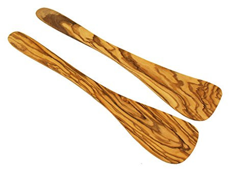 D.O.M. 2 spatulas made of olive wood 30cm
