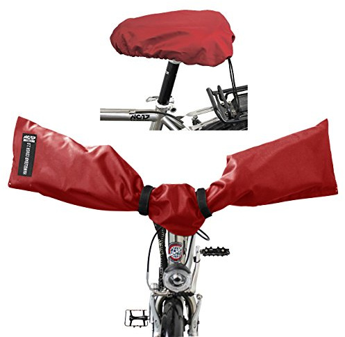 NC-17 Connect Schutzhüllen für E-Bike Lenker und Fahrrad Sattel / Handlebar und Seat Cover 2.0 / Lenkerschutz, Sattelschutz, Schutzhaube für Fahrrad Lenker und Sattel / wasserdicht / One Size / Nylon