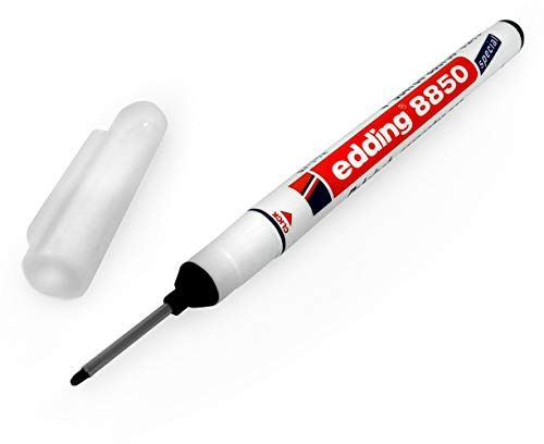 Edding 8850 permanent markör för snickararbeten, 0,7–1 mm, extra lång spets, svart