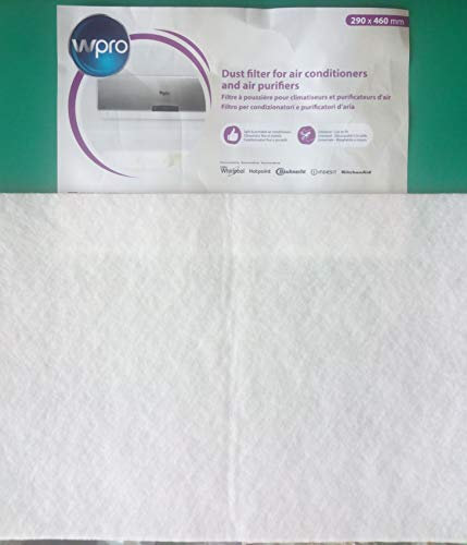 Filtro universal para aire acondicionado y purificadores de aire, recortable, medidas 290 mm x 460 mm