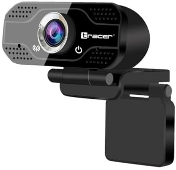 Tracer WEB007 FullHD 30 fps USB Microfono Streaming Skype Home Office Portatile Correzione Luce CMOS