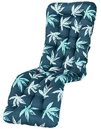 Dubbulon Cojines para Tumbonas - Cojín Acolchado para Tumbona, Cojines para Muebles De Jardin con Fundas Antideslizantes, Recambio De Cojín para Tumbonas para Jardín Al Aire Libre En Interiores