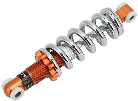 Ammortizzatore Posteriore Moto 190mm 1200lbs 8mm Foro Smorzamento Sospensione Ammortizzatore a Molla Regolabile per Mini Pocket Bike, Scooter Elettrico, Dirt Bike