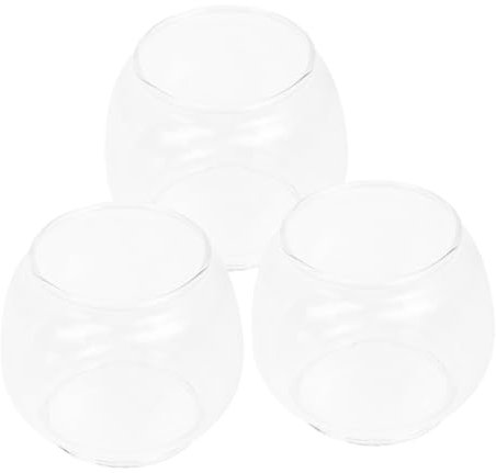 Veemoon 3 Stück Glas Öllampen Zündkamine Retro Lampenschirme Ersatz Für Kerosinlampe Windschutz Schutz Haus Dekor