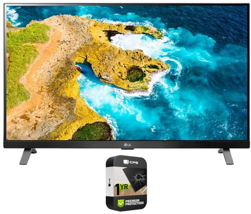 LG 27LQ625S-PU 27 inch Class LED Full HD Smart TV with webOS Bundle with 1 YR CPS Enhanced Protection Pack