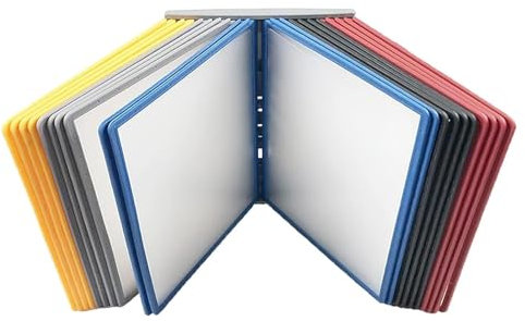 Porte Vue Sur Pied - Kit Pupitre Présentoir De Table Design, Porte Vue Sur Pied, 20 Pages/40 Côtés Classeur Mural, Format Lettre, Pour L'affichage Et Stockage De Documents A4 Au Bureau/à L'école