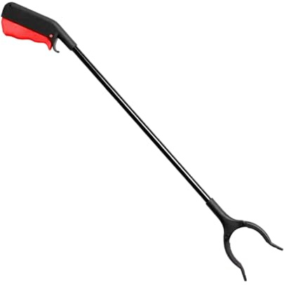 Amagogo Greifer-Greifer, Hand-Aufnehmwerkzeug, 9 cm Breite, rutschfeste Greifbacken, Abfallgreifer, Greifhilfe für Senioren, ältere Menschen, 120cm Länge