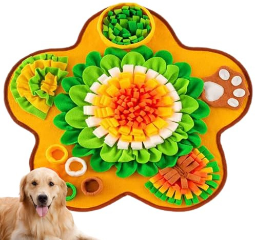 Générique Tapis De Fouille pour Chien,Tapis De Jeux De Recherche Nourriture pour Animal | De Reniflement Résistant Aux Morsures pour Stimulation Cérébrale, Entraînement Cognitif Et Enrichissement