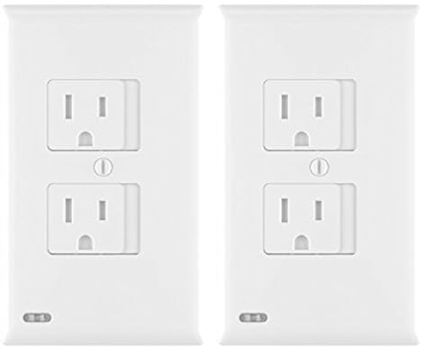 Hohopeti Set 3 Copripresa Elettrici a Muro Chiusura Automatica Piastre di Sicurezza per Prese Protezione Antiscossa per per Uso Domestico e Scolastico