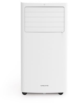 CREATE/SILKAIR DUAL CONNECT 12000 / Aire acondicionado portátil 4 en 1 WiFi 12000 BTU con bomba de calor/Con kit de extracción para ventana corredera y abatible, hasta 26m², 56L, 1350W