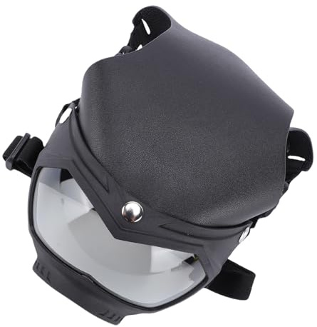 EIMSOAH Haustierbrille, Atmungsaktiv, Weicher Hut, Winddicht, Schnee-Hundebrille, Schützt die Augen des Hundes vor Staub und Schmutz, Ideal für Autofahrten und Wandern, PC-Material (Klare Linse mit