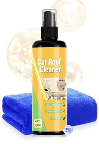 Pulitore per Tettuccio 'Auto - Rimozione Macchie Delicata e Pulizia Profonda Rapida,Spray Pulitore per Rivestimento Tetto Auto - per Tappezzeria Tappeti Moquette Casa Ufficio