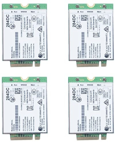 Xnuiasqe 4X Dw5820E L850- LTE 4G Card Module 0284Dc 284Dc per Laptop 3500 5400