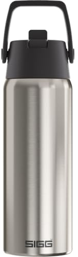 Sigg - Edelstahl Trinkflasche - Shield FLIP Brushed - Auslaufsicher - Federleicht - BPA-frei - Outdoor & Fitness - Silber - 0.75L