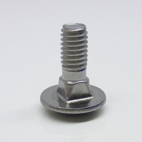 dely trade Verbindungselemente 10 Stück Schlossschrauben M8 x 25 Edelstahl A2 Silber Flachkopf Flachrund