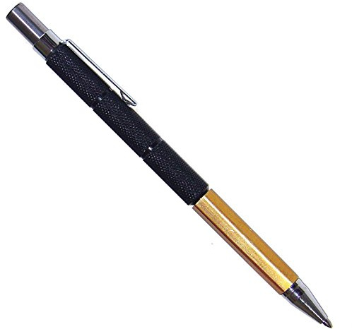 STEINLE R110 Reißnadel aus Hartmetall mit Körner 145 mm im Clip Länge 150 mm mit wechselbarer Spitze (umdrehbar)