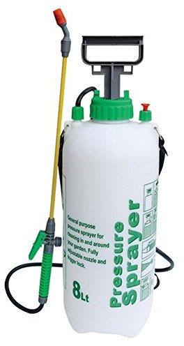8 Litre Knapsack Garden Pressure Chemical Weedkiller Water Backpack Pump Sprayer